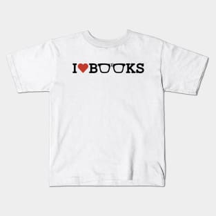 I Love Books Kids T-Shirt